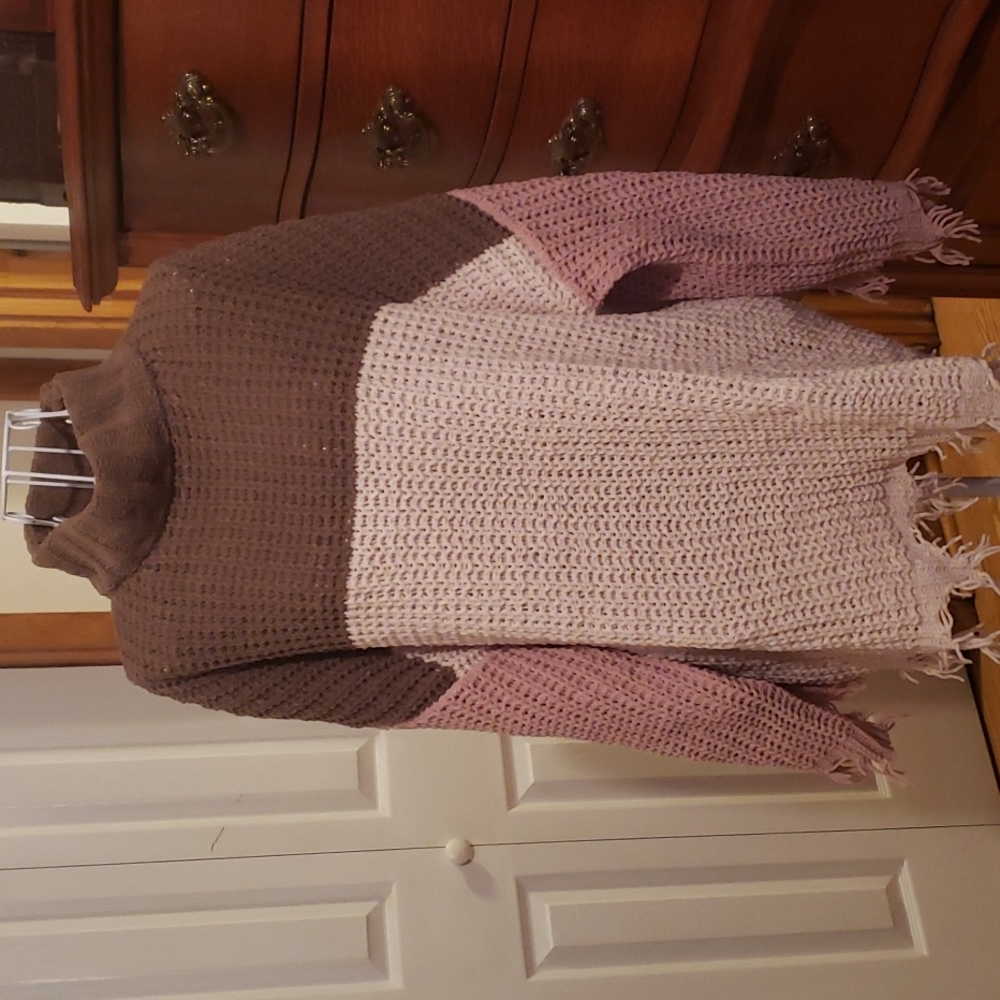 POL Fringe Sweater